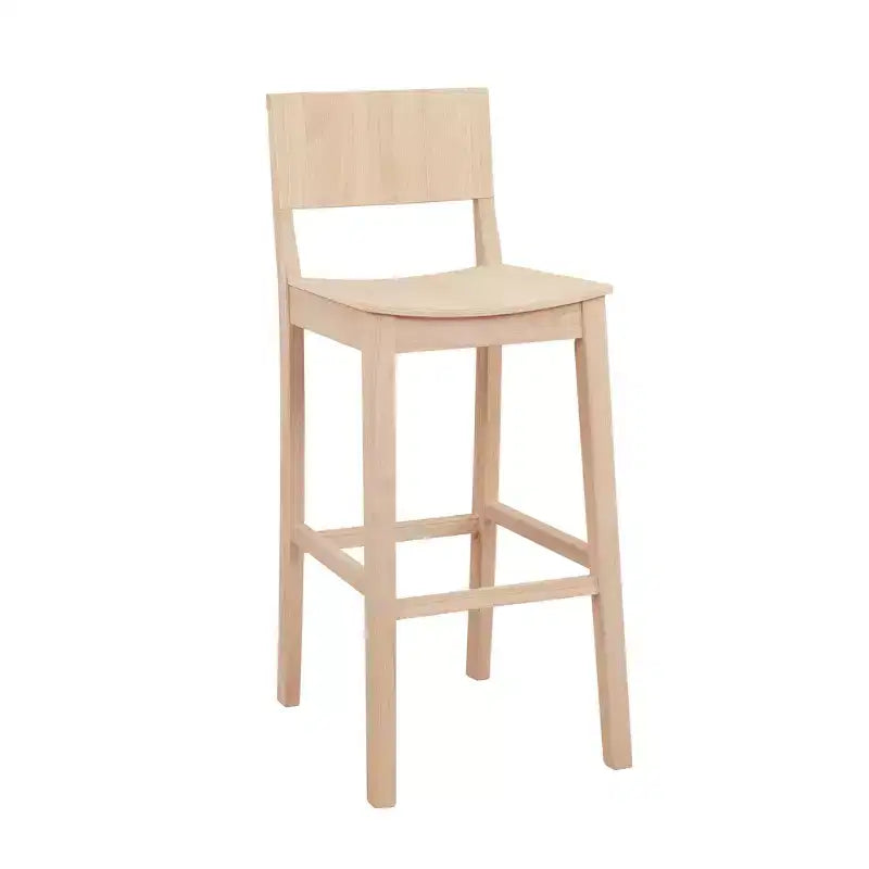 Lot de 2 tabourets de bar en bois massif Elizabeth de 76 cm - Linon