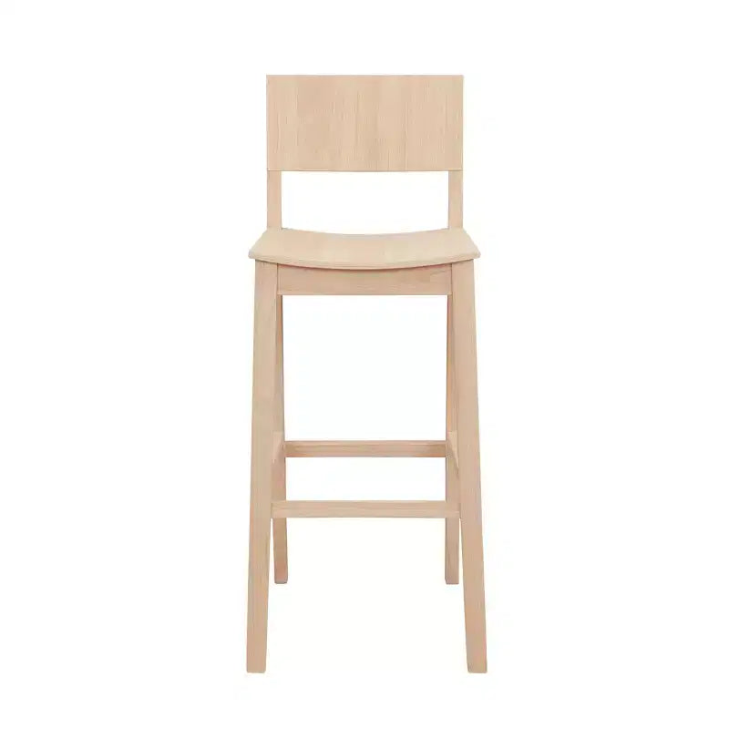 Lot de 2 tabourets de bar en bois massif Elizabeth de 76 cm - Linon