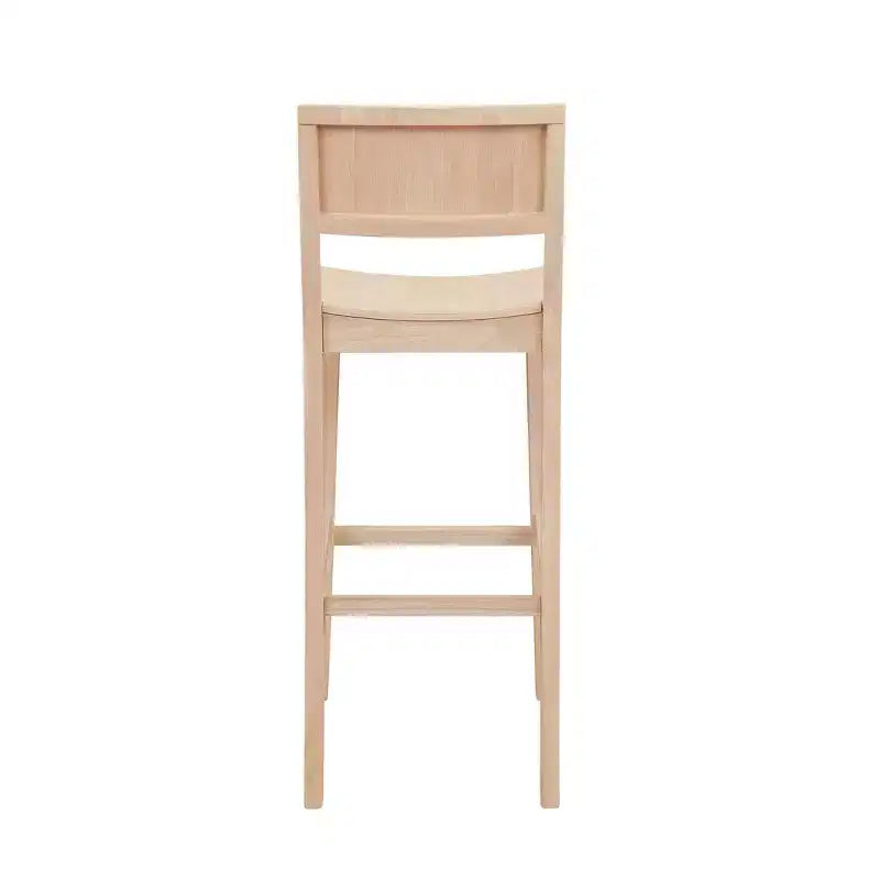 Lot de 2 tabourets de bar en bois massif Elizabeth de 76 cm - Linon