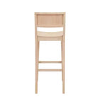 Lot de 2 tabourets de bar en bois massif Elizabeth de 76 cm - Linon