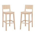 Set of 2 30" Elizabeth Solid Wood Barstools - Linon