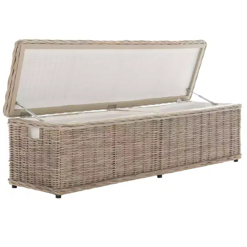 Banc Caius avec rangement - SEA7017 - Gris - Safavieh