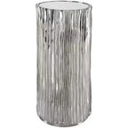 Uttermost Echo 11 Wide Polished Dark Nickel Drink Table
