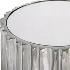 Table d'appoint Uttermost Echo 11, en nickel noir poli