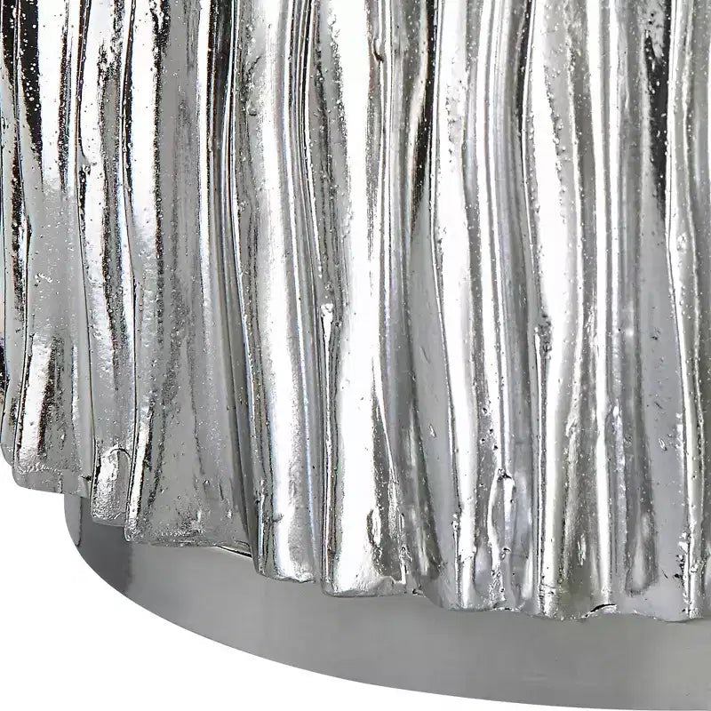 Table d'appoint Uttermost Echo 11, en nickel noir poli