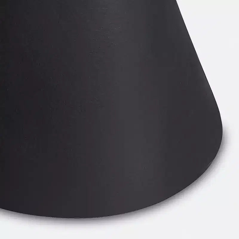 Table d'appoint sablier Uttermost Time's Up 9W noir mat texturé