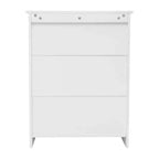 Meuble de rangement pour salle de bain Emma et Oliver avec étagère intérieure réglable, portes à fermeture magnétique et étagère supérieure ouverte
