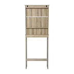 Meuble de Rangement de Salle de Bain Merrick Lane à Placer au-Dessus des Toilettes avec Étagères et Portes à Fermeture Magnétique