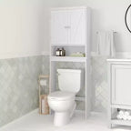 Meuble de Rangement de Salle de Bain Merrick Lane à Placer au-Dessus des Toilettes avec Étagères et Portes à Fermeture Magnétique