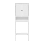 Meuble de Rangement de Salle de Bain Merrick Lane à Placer au-Dessus des Toilettes avec Étagères et Portes à Fermeture Magnétique