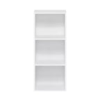 Furinno Étagère Réversible à 3 Cubes, Bibliothèque sur Pied Horizontale ou Verticale, Blanc/Vert/Bleu/Rose