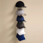 Présentoir à chapeaux mural en acrylique OnDisplay Luxe – Organisateur de casquettes de baseball