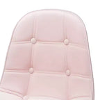 Chaise de bureau pivotante Baxton Studio Kabira contemporaine, glamour et luxueuse en tissu velours et métal