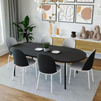 LeisureMod Tule Chaise de Salle à Manger Moderne avec Assise en Cuir PU, Velours ou Daim et Cadre en Acier Blanc - Cuisine, Salle à Manger, Maison, Café, Sièges