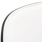 LeisureMod Tule Chaise de Salle à Manger Moderne avec Assise en Cuir PU, Velours ou Daim et Cadre en Acier Blanc - Cuisine, Salle à Manger, Maison, Café, Sièges