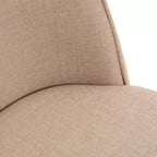 LeisureMod Tule Chaise de Salle à Manger Moderne avec Assise en Cuir PU, Velours ou Daim et Cadre en Acier Blanc - Cuisine, Salle à Manger, Maison, Café, Sièges