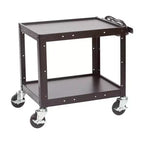 Chariot multimédia mobile ECR4Kids pour équipement audiovisuel, Chariot technologique, Noir