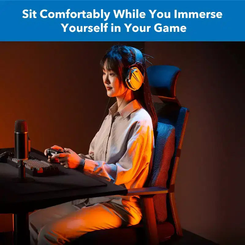 Mount-It! Coussin de soutien lombaire, Collection Ergo, soutien dorsal complet pour chaise de bureau et chaise gaming, remplissage en mousse à mémoire de forme, soulage les douleurs dorsales, améliore la posture