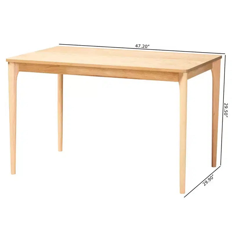Table de salle à manger en bois Sherwin Baxton Studio