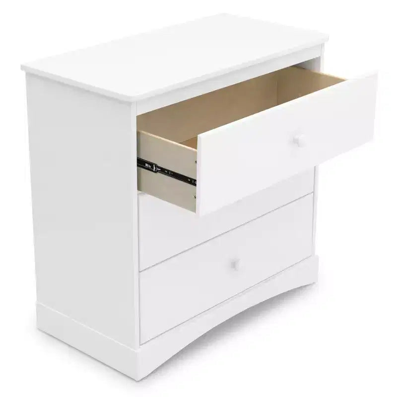 Commode 3 tiroirs Delta Children Skylar avec plan à langer et tiroirs à verrouillage
