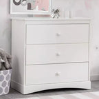 Commode 3 tiroirs Delta Children Skylar avec plan à langer et tiroirs à verrouillage