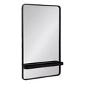 Kate & Laurel All Things Decor Estero Wall Rectangle Mirror with Shelf
