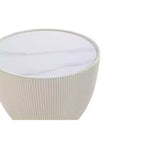 Manhattan Comfort Lot de 2 tables d'appoint rembourrées en similicuir moderne Anderson