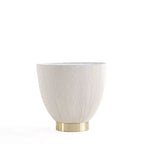 Manhattan Comfort Lot de 2 tables d'appoint rembourrées en similicuir moderne Anderson