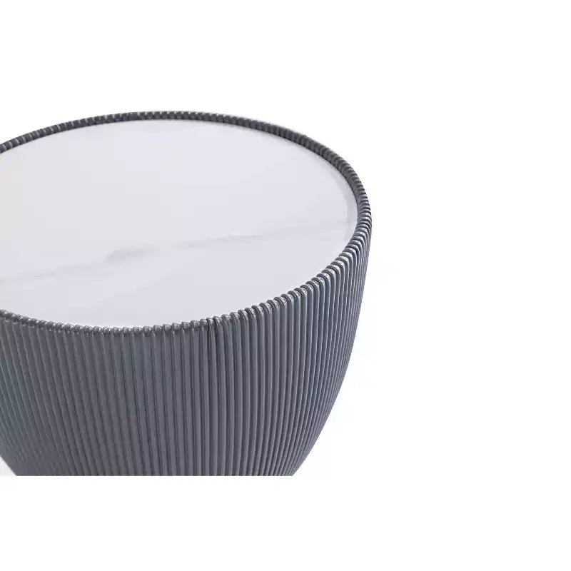 Manhattan Comfort Lot de 2 tables d'appoint rembourrées en similicuir moderne Anderson