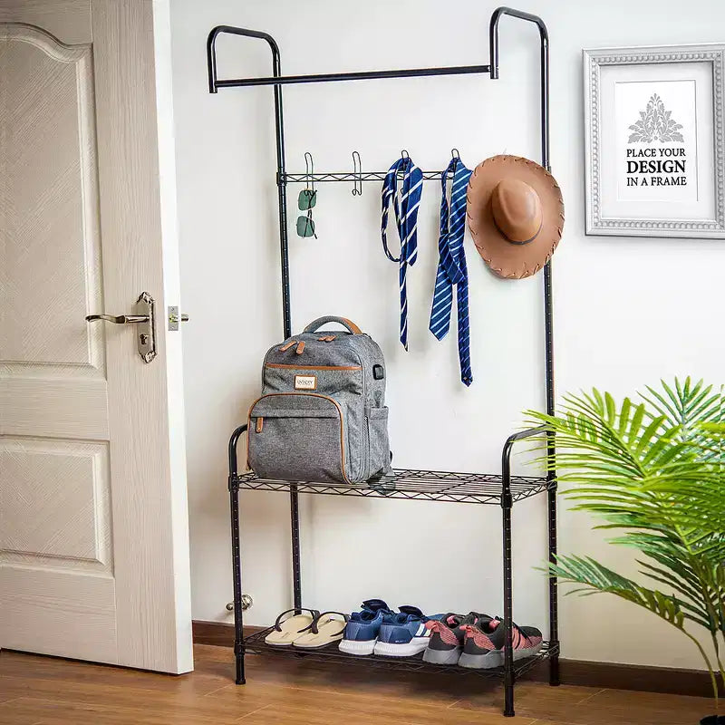 Organisateur de porte-manteaux/chapeaux/chaussures pour entrée/vestibule moderne