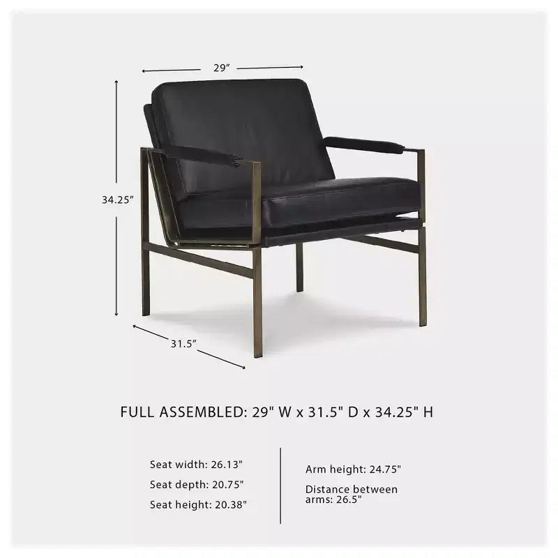 Chaise d'appoint contemporaine Puckman noire de Signature Design by Ashley