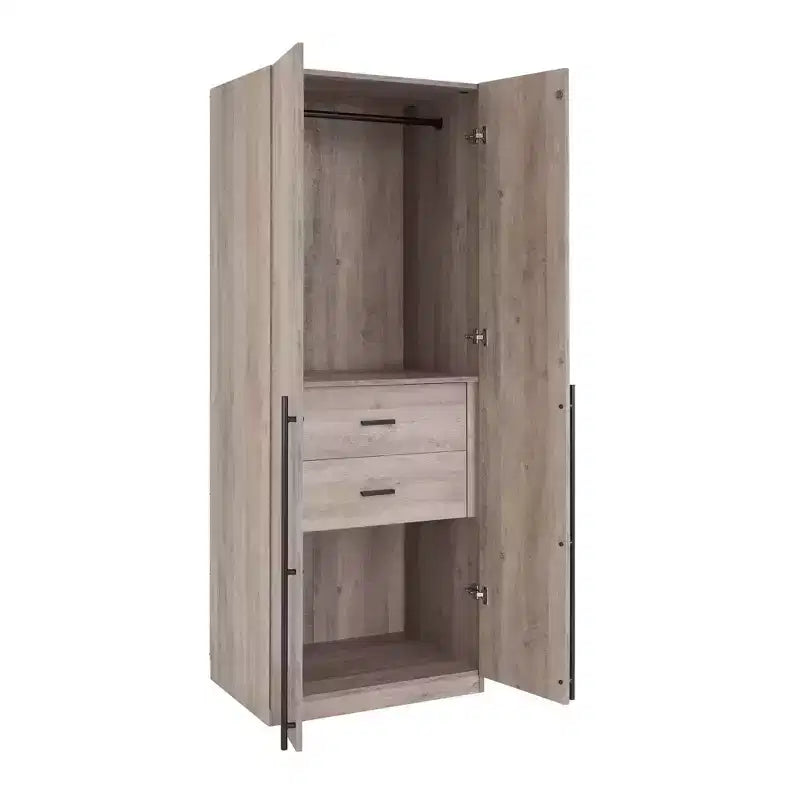 Manhattan Comfort Lot de 2 Armoires Penderies Lee à 2 Portes