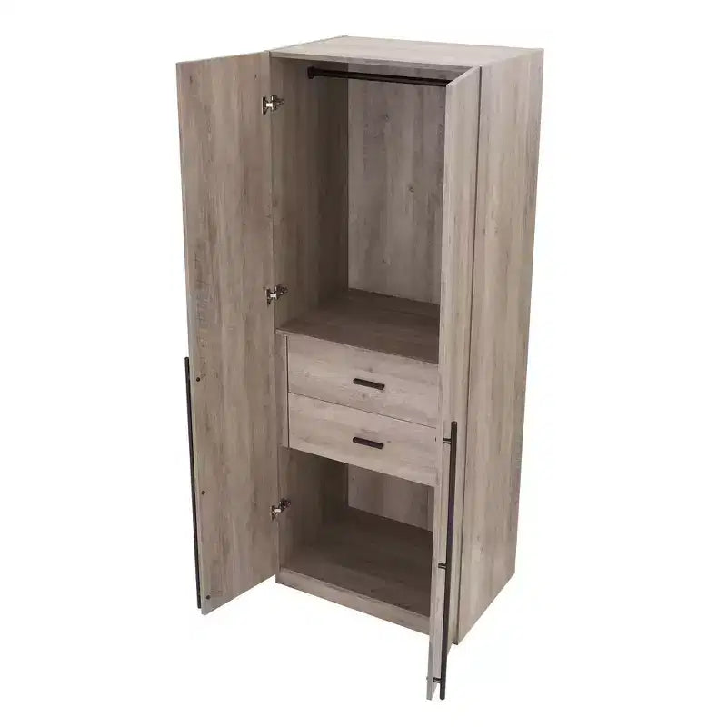 Manhattan Comfort Lot de 2 Armoires Penderies Lee à 2 Portes