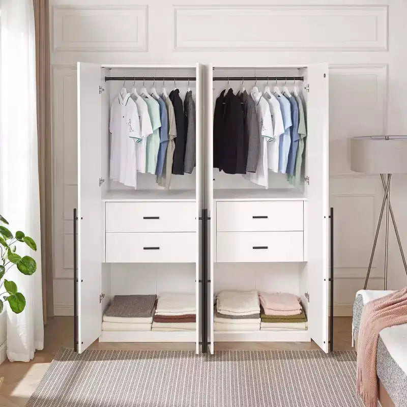 Manhattan Comfort Lot de 2 Armoires Penderies Lee à 2 Portes