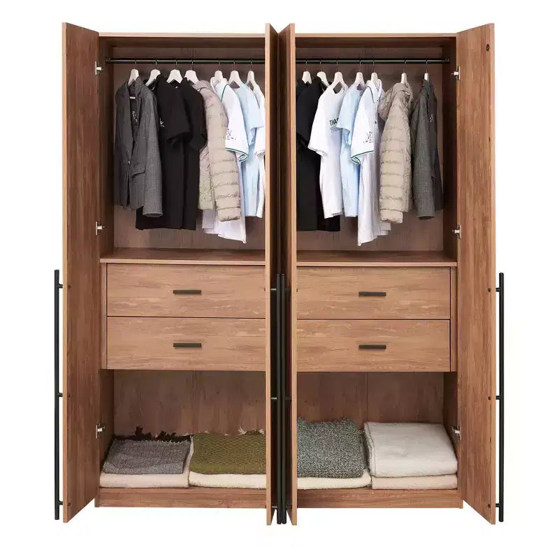 Manhattan Comfort Lot de 2 Armoires Penderies Lee à 2 Portes