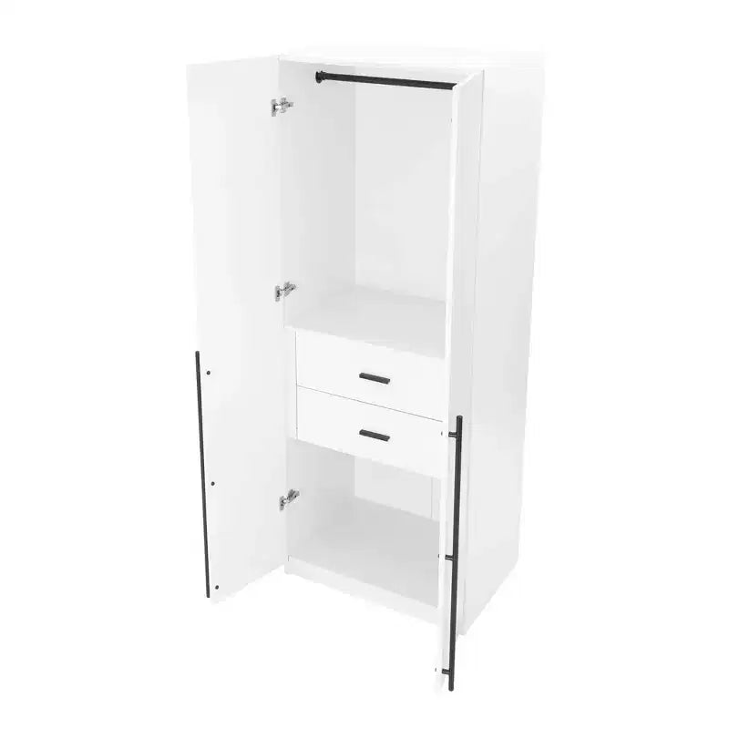 Manhattan Comfort Lot de 2 Armoires Penderies Lee à 2 Portes