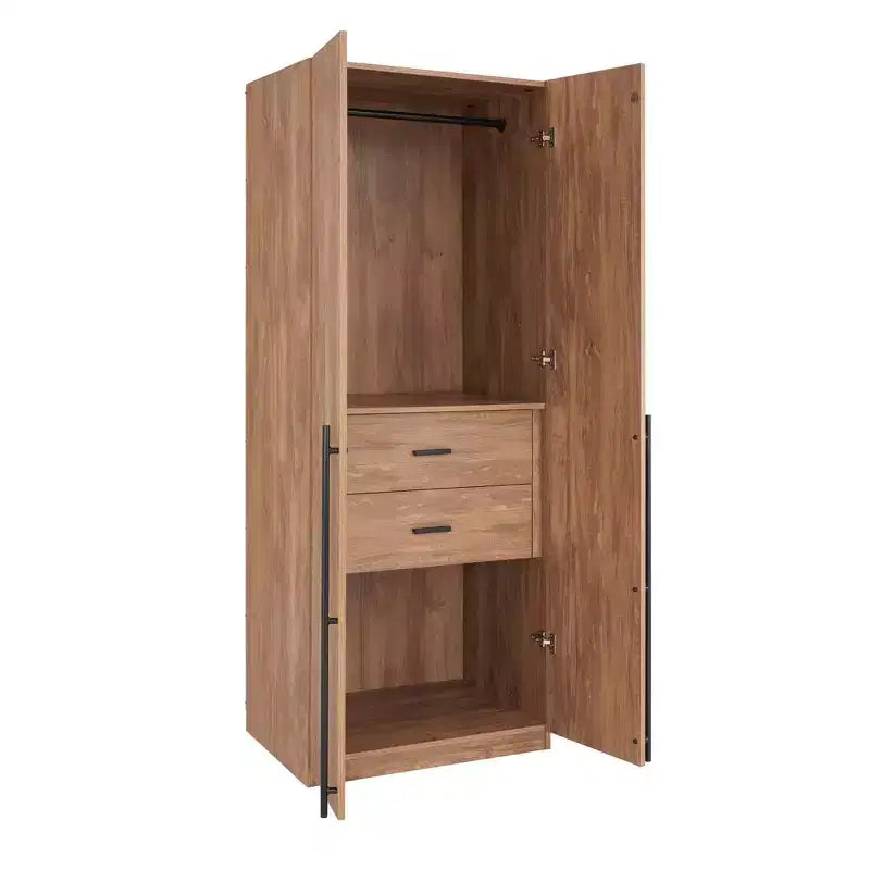 Manhattan Comfort Lot de 2 Armoires Penderies Lee à 2 Portes