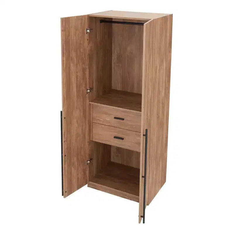 Manhattan Comfort Lot de 2 Armoires Penderies Lee à 2 Portes