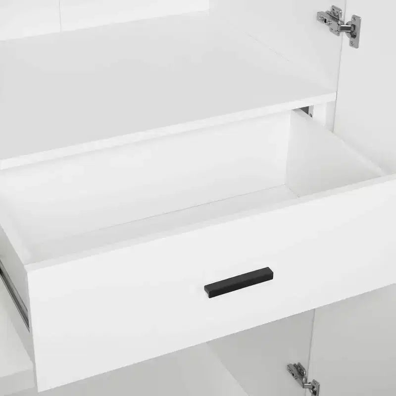 Manhattan Comfort Armoire modulable 2 pièces Lee 4 portes et 8 étagères