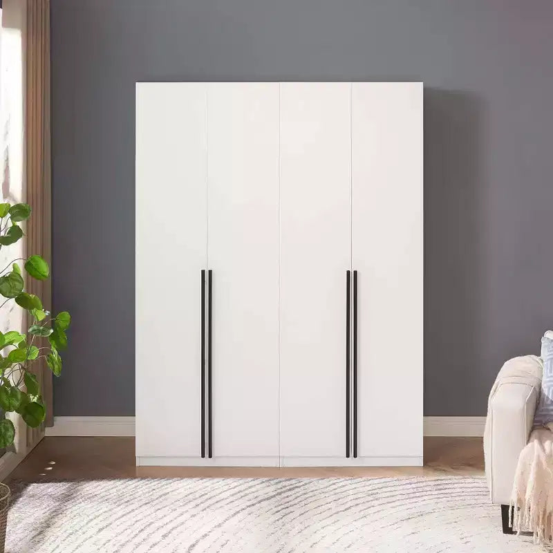 Manhattan Comfort Armoire modulable 2 pièces Lee 4 portes et 8 étagères
