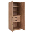 Manhattan Comfort Armoire modulable 2 pièces Lee 4 portes et 8 étagères