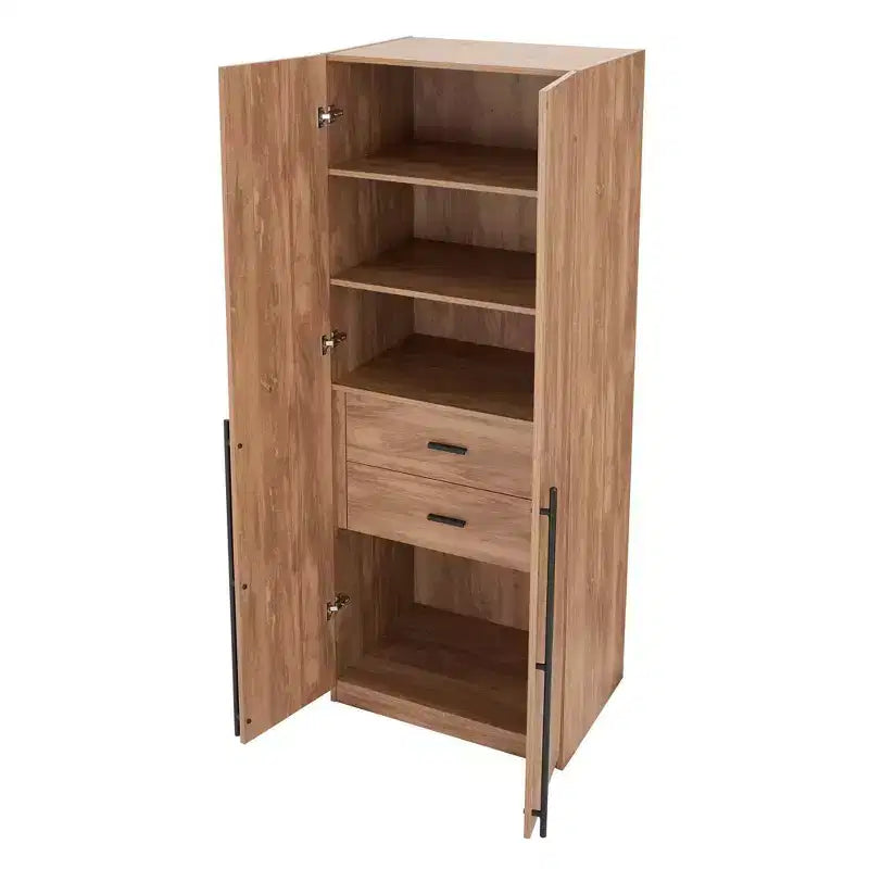 Manhattan Comfort Armoire modulable 2 pièces Lee 4 portes et 8 étagères