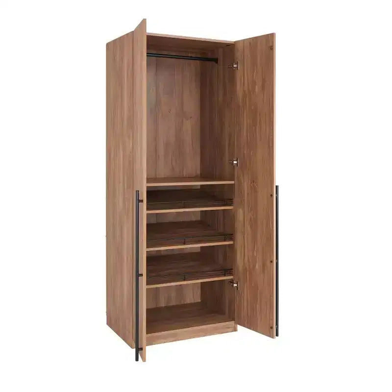 Manhattan Comfort Armoire modulable 2 pièces Lee 4 portes et 8 étagères