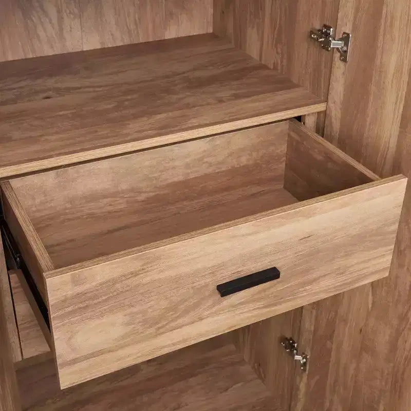 Manhattan Comfort Armoire modulable 2 pièces Lee 4 portes et 8 étagères
