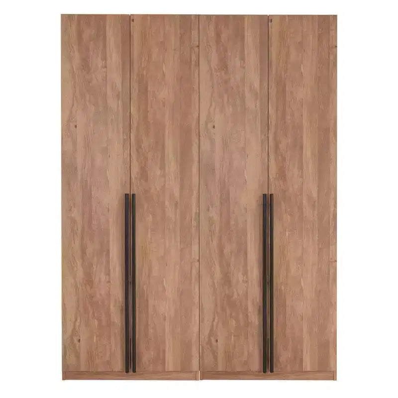 Manhattan Comfort Armoire modulable 2 pièces Lee 4 portes et 8 étagères