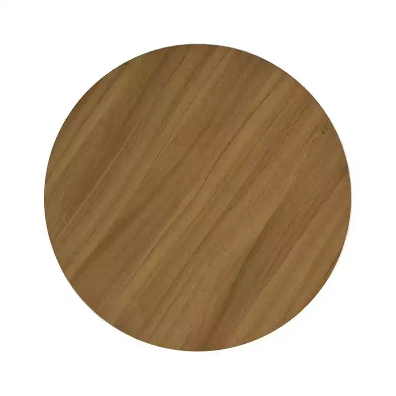 Pouf de rangement à plateau en bois - HomePop