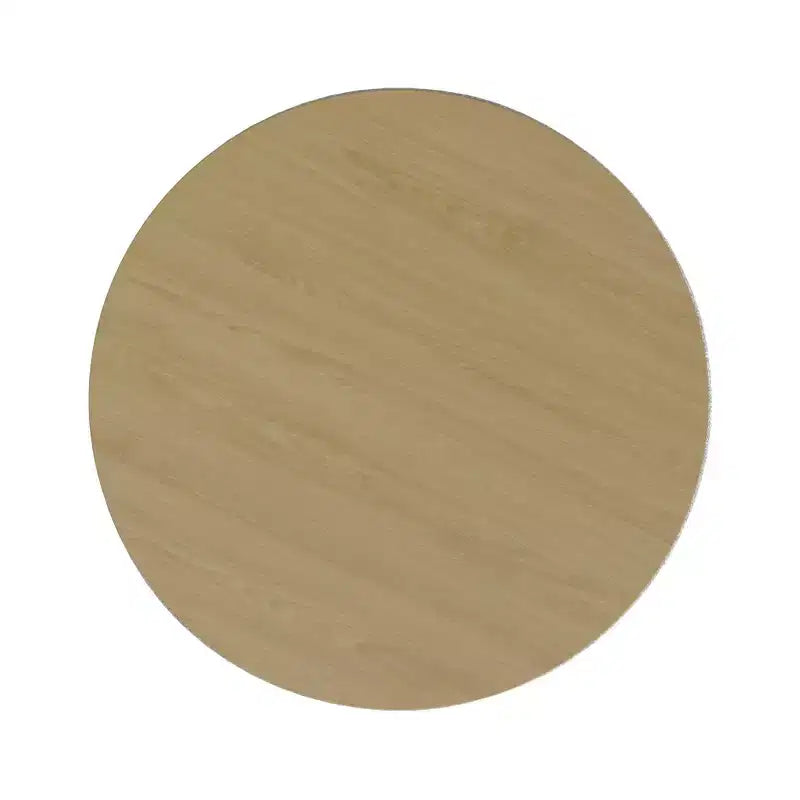 Pouf de rangement à plateau en bois - HomePop