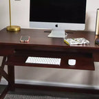 Bureau en bois massif Rainier Rustic Farmhouse de Storied Home