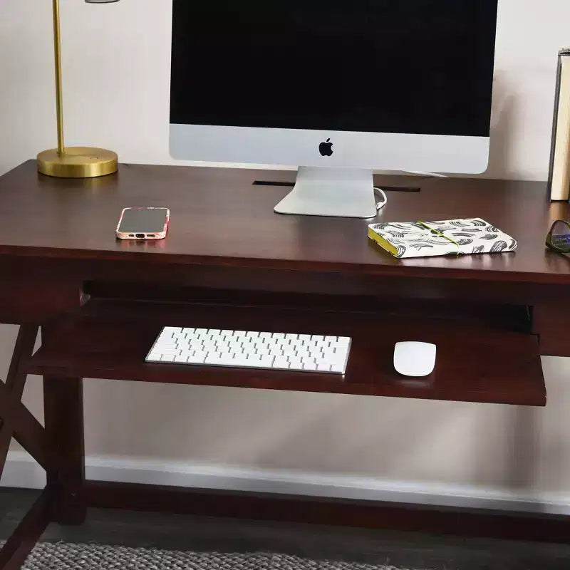 Bureau en bois massif Rainier Rustic Farmhouse de Storied Home