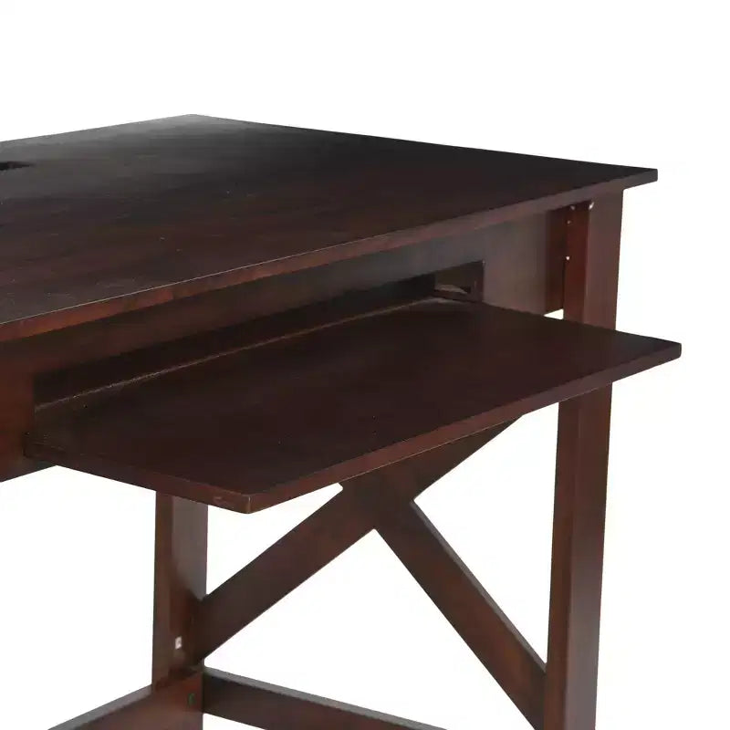 Bureau en bois massif Rainier Rustic Farmhouse de Storied Home